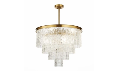 SL1230.302.08 Люстра потолочная ST-Luce Латунь/Прозрачный E14 8*60W