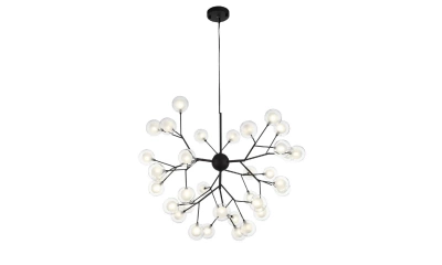 SL376.403.36 Светильник подвесной ST-Luce Черный/Прозрачный, Белый G4 LED 36*2W