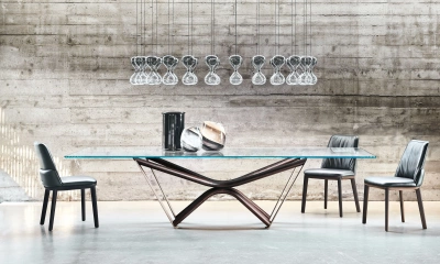 Столовая группа Cattelan Italia (стол + 4 стула)