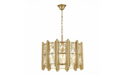 SL1623.203.06 Люстра подвесная ST-Luce шампань/шампань, прозрачный E14 6*40W