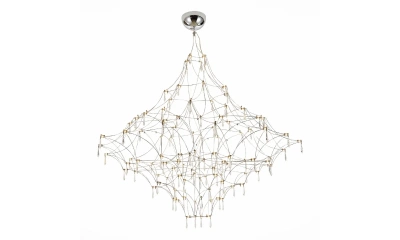 SL797.103.114 Люстра подвесная ST-Luce Хром, Прозрачный LED 114*0,45W 3200K