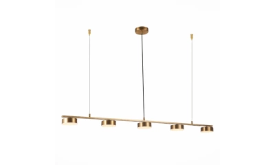 SL6000.303.05 Светильник подвесной ST-Luce Латунь/Латунь LED 5*7W 3000K