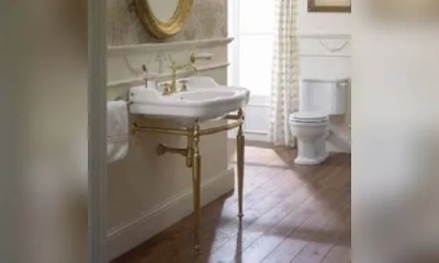 Sbordoni Palladio Раковина На Металлической Структуре 71,5Х54,5Хh76 См, Цвет Белый/Глянцевая Латунь