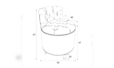 Пуф Kreind Canapes Большой Со Спинкой M03-Bn-E21