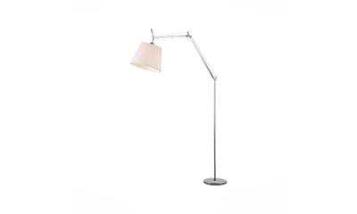 SL464.105.01 Торшер ST-Luce Хром/Белый E27 1*100W (из 2-х коробок)