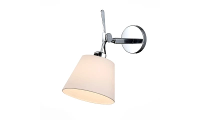 SL464.011.01 Бра ST-Luce Хром/Белый E27 1*60W (из 2-х коробок)