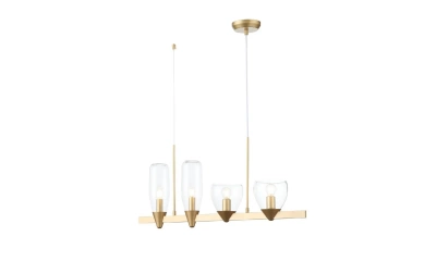 SL1119.203.04 Светильник подвесной ST-Luce Золотистый/Прозрачный E14 4*40W