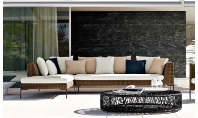 Диван CHARLES OUTDOOR B&B ITALIA CHO160LS+CHO234D