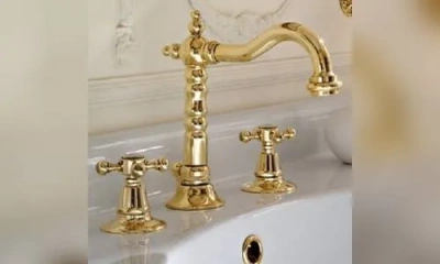 Sbordoni Londra Смеситель Для Раковины На 3 Отверстия, Цвет Глянцевая Латунь