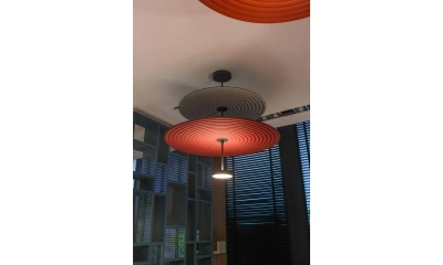 PENTA PENTA светильник подвесной FEEL MEDIUM H97 matt black BrickRed