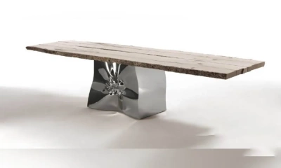 Стол С Опорой Из Нержавеющей Стали Riflessi In Laguna, Riva 1920