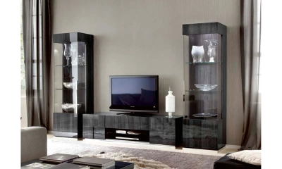 Комплект мебели в гостиную Alf Group Montecarlo (Тумба ТВ + 2 витрины 1А)