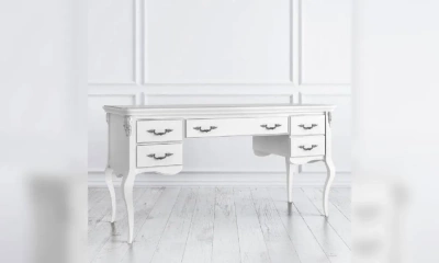 Стол Kreind Silvery Rome Кабинетный Широкий S111L-K00-S