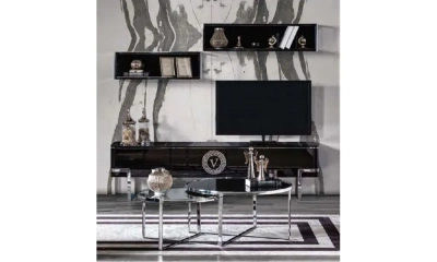 Комплект Мебели В Гостиную (Тумба Тв, Полка Навесная Малая, Полка Навесная Большая) Orix