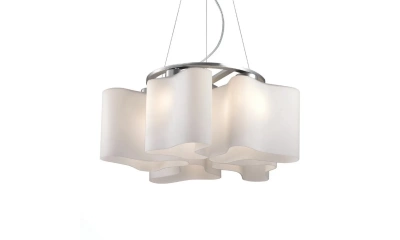 SL118.503.05 Люстра подвесная ST-Luce Серебристый/Белый E27 5*60W