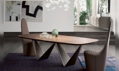 Стол Reflex Prisma 72 Steel Bevel Wood