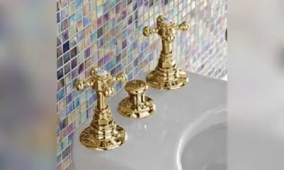 Sbordoni Parigi Смеситель Для Биде На 3 Отверстия, Цвет Глянцевая Латунь