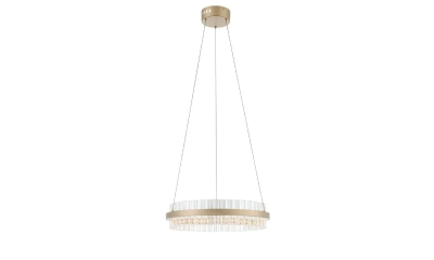 SL383.203.01 Светильник подвесной ST-Luce Золотистый/Золотистый, Прозрачный LED 1*34W 3000K