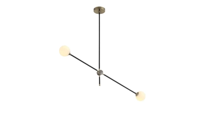 SL429.403.02 Светильник подвесной ST-Luce Черный, Золото/Белый G9 2*3W