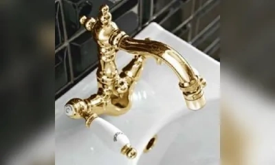 Sbordoni Livia Смеситель Для Биде На 1 Отверстие, Цвет Глянцевая Латунь/Белый