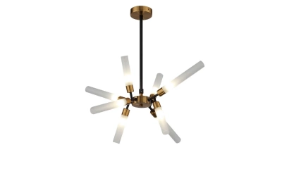 SL1620.242.08 Люстра потолочная ST-Luce Матовое золото, Черный/Белый G9 8*5W