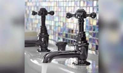 Sbordoni Parigi Смеситель Для Раковины На 3 Отверстия, Цвет Черный Никель