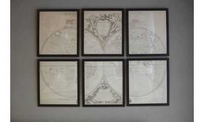 Картина Eichholtz Prints Orbis Vetus Set Of 6