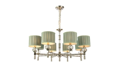 SL1121.103.08 Люстра подвесная ST-Luce Никель/Оливковый E14 8*40W