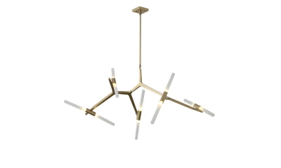 SL947.202.10 Люстра потолочная ST-Luce Золотистый/Белый G9 10*5W