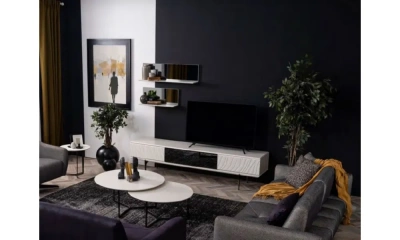 Комплект Мебели В Гостиную (Тумба Тв И Две Полки Навесных) Orix