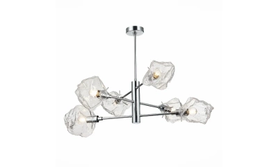 SL1175.102.06 Люстра потолочная ST-Luce хром/прозрачный E14 6*40W