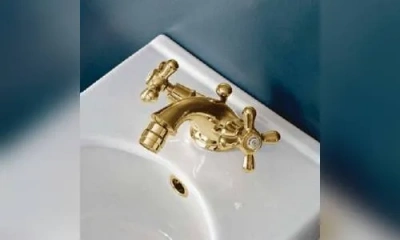 Sbordoni Etruria Смеситель Для Биде На 1 Отверстие, Цвет Глянцевая Латунь