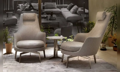 Кресло Вращающееся Flexform Guscioalto Soft