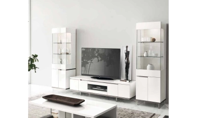 Комплект мебели в гостиную Alf Group Artemide (Тумба ТВ + 2 витрины 1А)