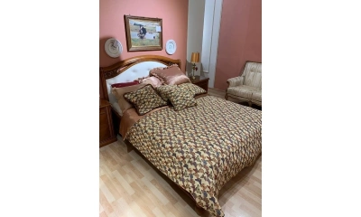 Siena Комплект мебели в спальню (кровать, решетка с ножками и усилением, 2 тумбочки, комод и зеркало)