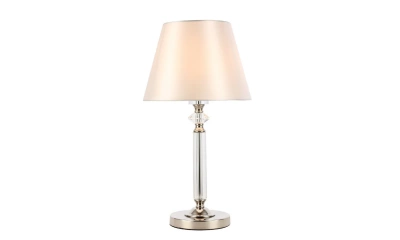 SL1755.154.01 Прикроватная лампа ST-Luce Никель/Белый E27 1*60W