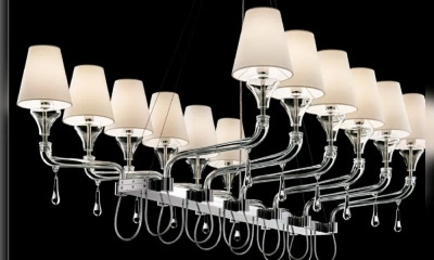 Barovier & Toso Люстра 7035\Aq\Bb