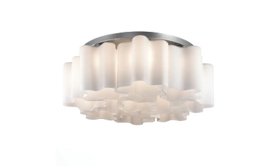 SL116.502.09 Люстра потолочная ST-Luce Серебристый/Белый E27 9*60W