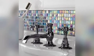 Sbordoni Parigi Смеситель Для Раковины На 3 Отверстия, Цвет Черный Никель