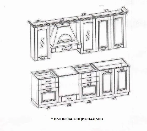 Кухня ARVA Береза 1