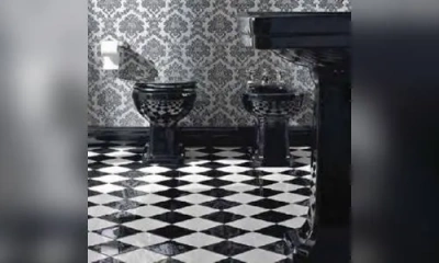 Sbordoni Neoclassica Унитаз Напольный Приставной, Цвет Черный