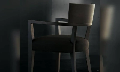 Стул С Подлокотниками На Каркасе Из Массива Древесины Обитый Кожей Или Тканью Arpa, Potocco