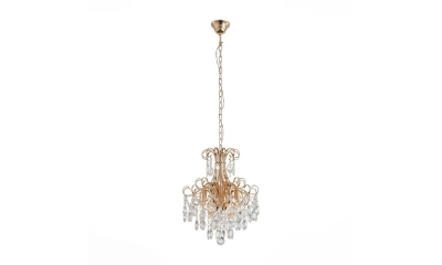 SL846.203.06 Люстра подвесная ST-Luce Золотистый/Прозрачный E14 6*40W