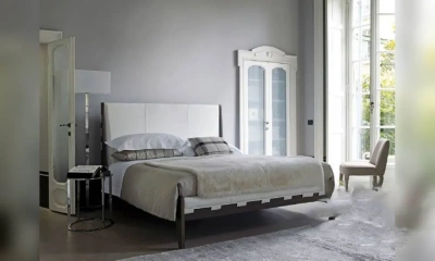 Двуспальная Кровать С Высоким Изголовьем, Talamo - Maxalto