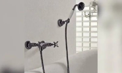 Sbordoni Antica Смеситель Для Душа На 2 Отверстия, Цвет Черный Никель