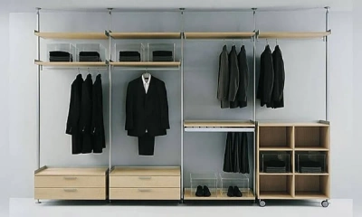 Стеллаж На Каркасе Из Алюминия Со Стеклянными Полками Zenit, Rimadesio