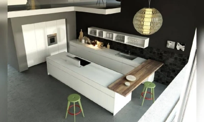 Кухня Elle Due Geo 45 Monolite Fenix