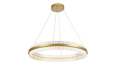 SL383.223.01 Светильник подвесной ST-Luce Матовое золото/Прозрачный LED 1*60W 3000K