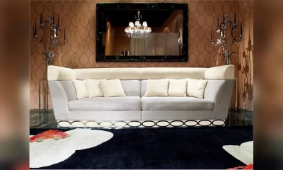 Диван На Каркасе Из Фанеры Тополя Обитый Хлопковой Тканью Visionnaire Beth, Ipe Cavalli