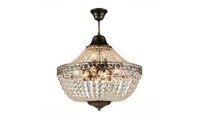 SL669.403.11 Люстра подвесная ST-Luce Черное золото/Прозрачный E14 11*40W